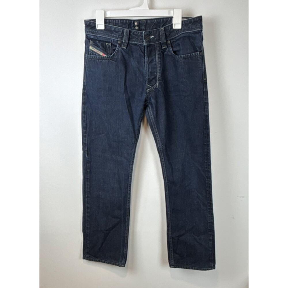 Diesel Larkee Blue Denim Mens 30x32 Larkee Regular Straight Jeans Normcore 0088Z